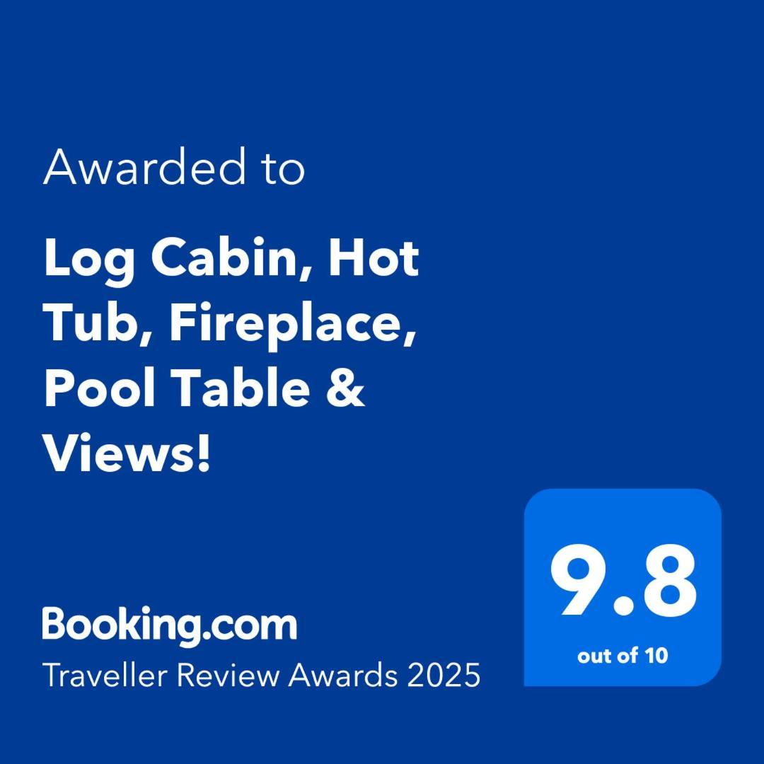 Log Cabin, Hot Tub, Fireplace, Pool Table & Views! Сев'єрвілл Екстер'єр фото